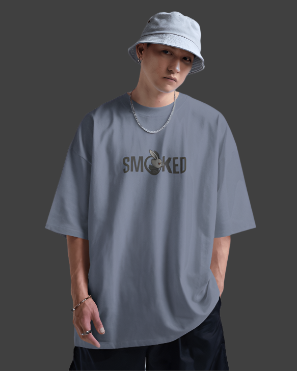SMOKED — Silent Bunny Tee (Oversized Unisex Drop)