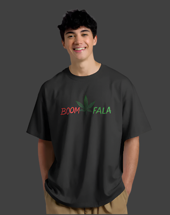 BOOM FALA – Melting Leaf Edition Oversized T-Shirt